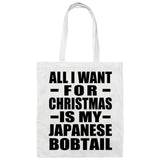 All I Want For Christmas Is My Japanese Bobtail - Tote Bag White