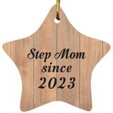 Step Mom Since 2023 - Star Ornament C