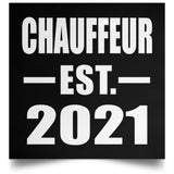 Chauffeur Established EST. 2021 - Poster Square