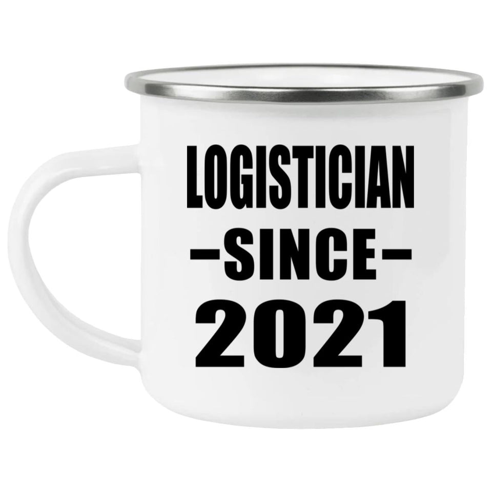 Logistician Since 2021 - 12oz Camping Mug