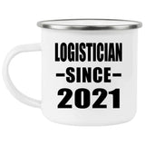 Logistician Since 2021 - 12oz Camping Mug