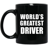 World's Greatest Driver - 11 Oz Coffee Mug Black