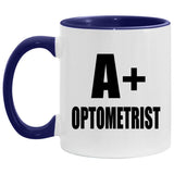A+ Optometrist - 11oz Accent Mug Purple