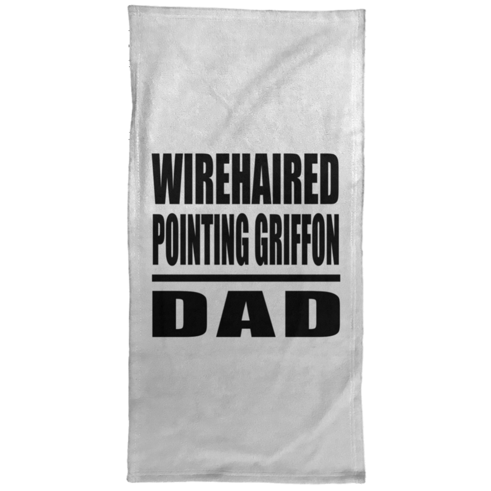 Wirehaired Pointing Griffon Dad - Hand Towel