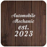 Automobile Mechanic Established Est. 2023 - Drink Coaster D