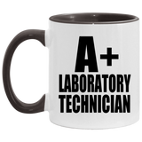 A+ Laboratory Technician - 11oz Accent Mug Black