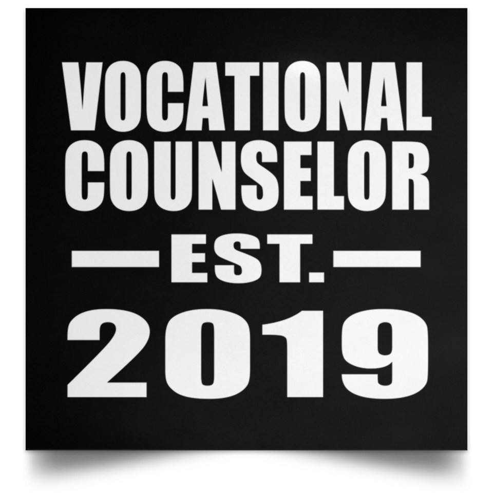 Vocational Counselor Established EST. 2019 - Poster Square