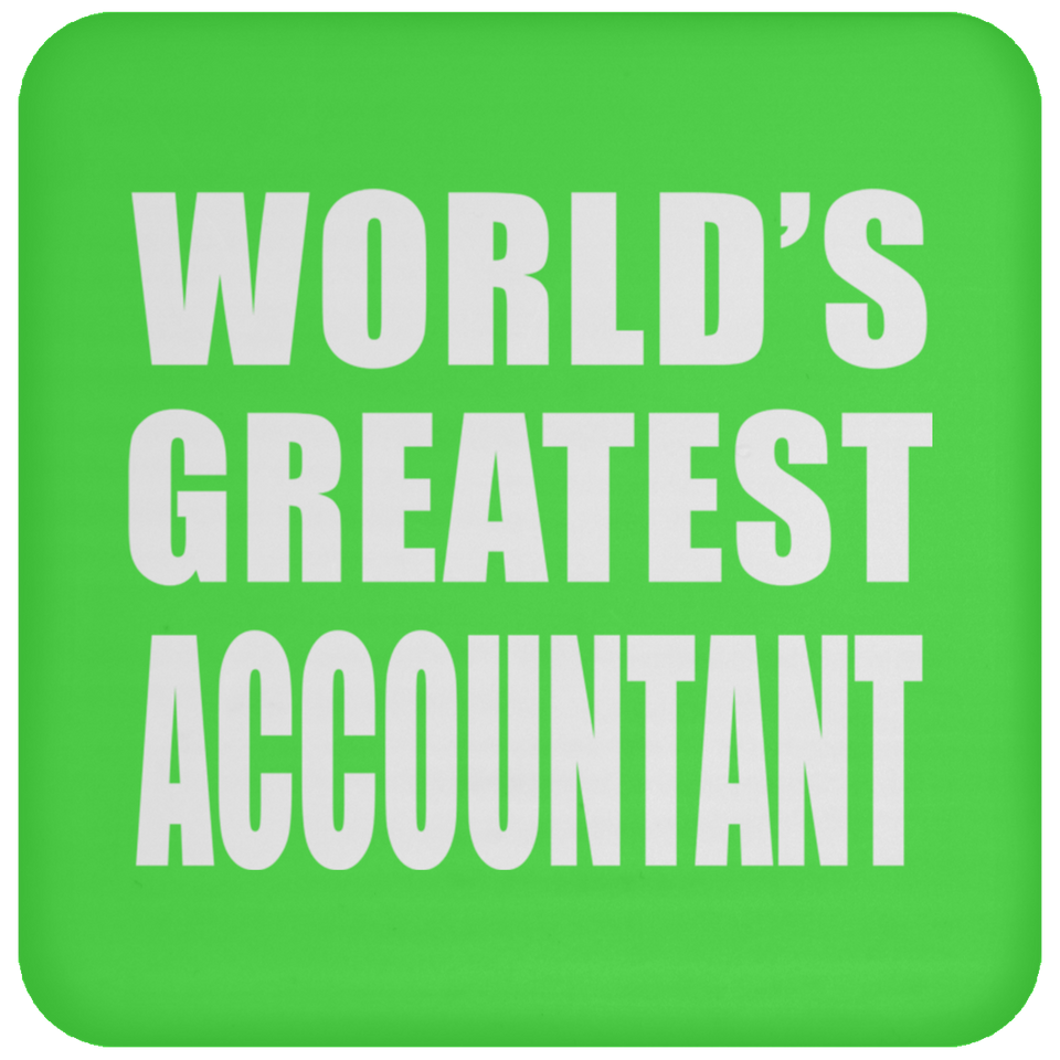 World's Greatest Accountant - Drink Coaster