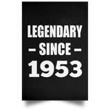 71st Birthday Legendary Since 1953 - Poster Portrait