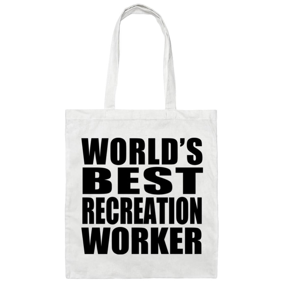 World's Best Recreation Worker - Tote Bag White