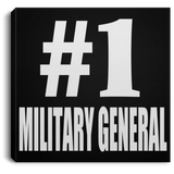 Number One #1 Military General - Canvas Square