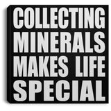 Collecting Minerals Makes Life Special - Canvas Square