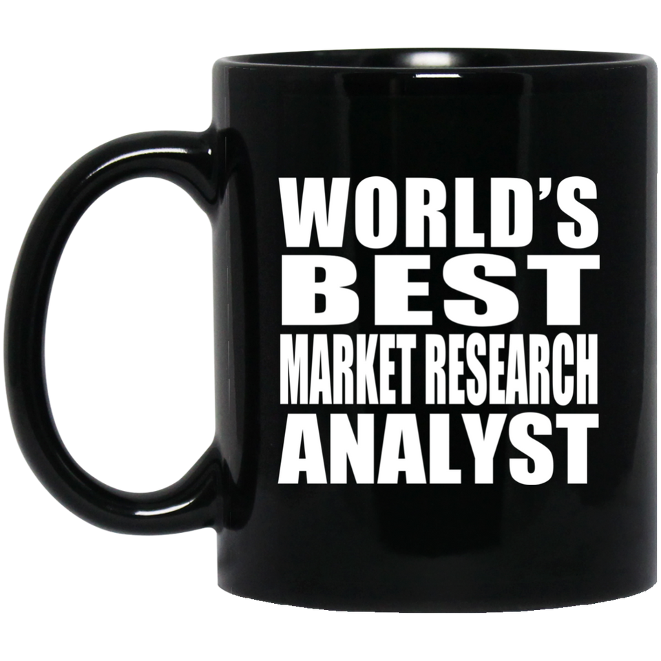 World's Best Market Research Analyst - 11 Oz Coffee Mug Black
