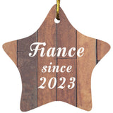 Fiance Since 2023 - Star Ornament E