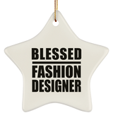 Blessed Fashion Designer - Star Ornament