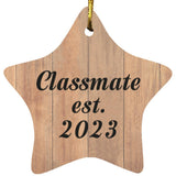 Classmate Established Est. 2023 - Star Ornament C
