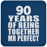 90th Anniversary 90 Years Of Being Mr Perfect - Drink Coaster