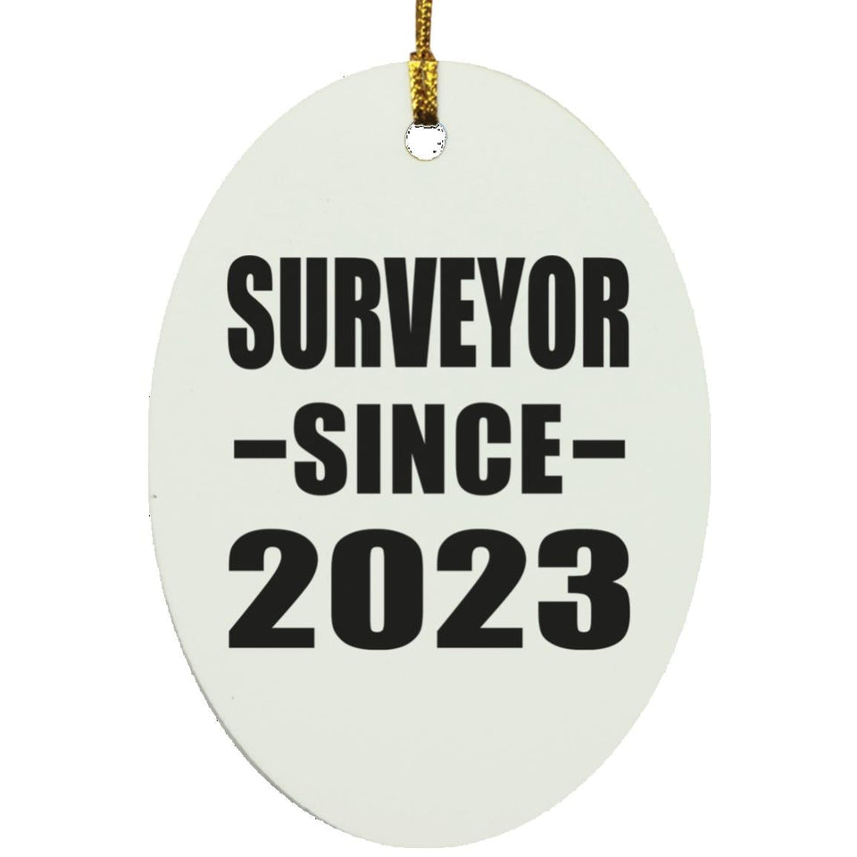 Surveyor Since 2023 - Oval Ornament