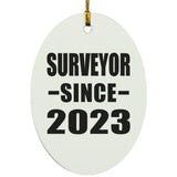 Surveyor Since 2023 - Oval Ornament