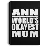 Ann World's Okayest Mom - Canvas Portrait