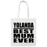 Yolanda Best Mum Ever - Tote Bag White