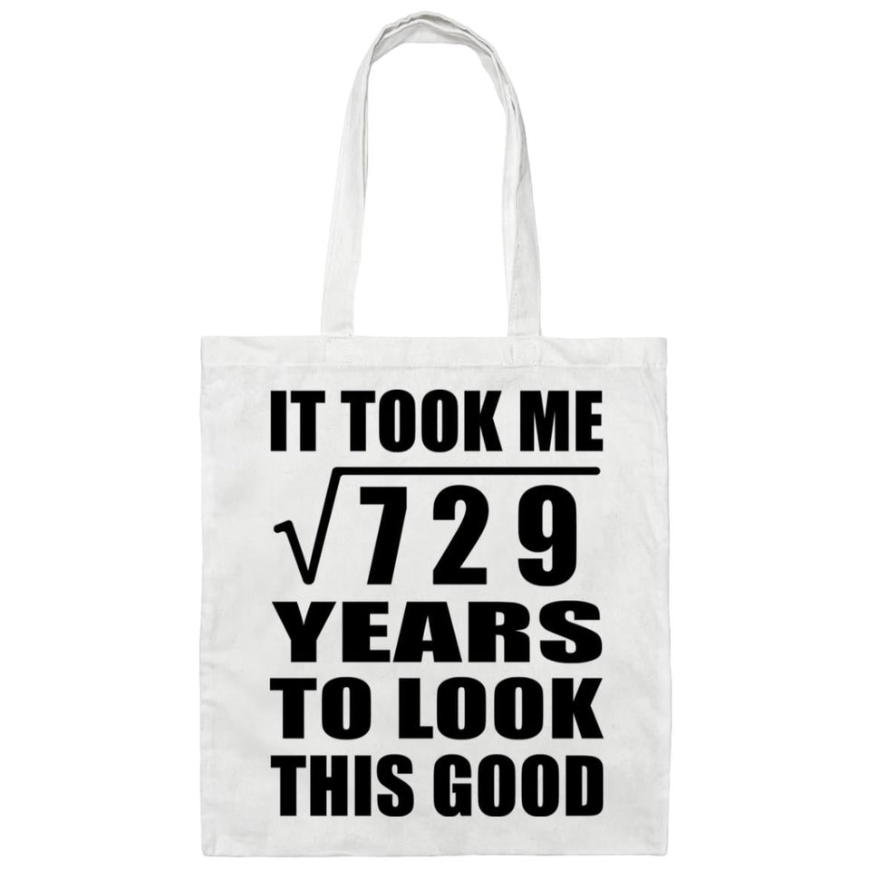 27th Birthday Took Square Root of 729 Years To Look Good - Tote Bag White