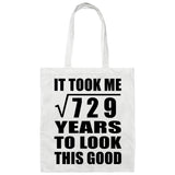 27th Birthday Took Square Root of 729 Years To Look Good - Tote Bag White