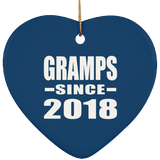 Gramps Since 2018 - Heart Ornament