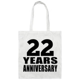 22nd Anniversary 22 Years - Tote Bag White