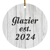 Glazier Established Est. 2024 - Circle Ornament F