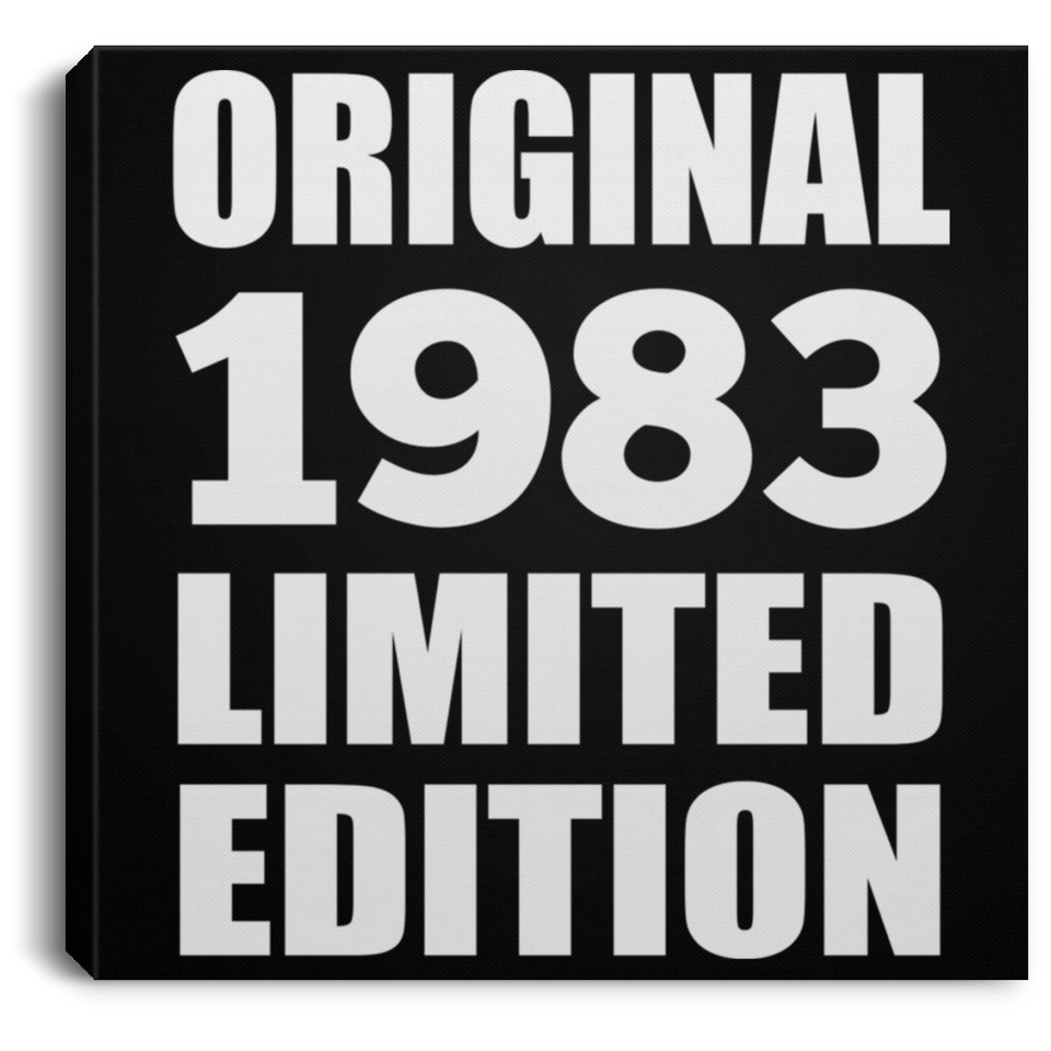 41st Birthday Original 1983 Limited Edition - Canvas Square