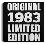 41st Birthday Original 1983 Limited Edition - Canvas Square