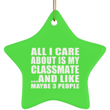 All I Care About Is My Classmate - Star Ornament