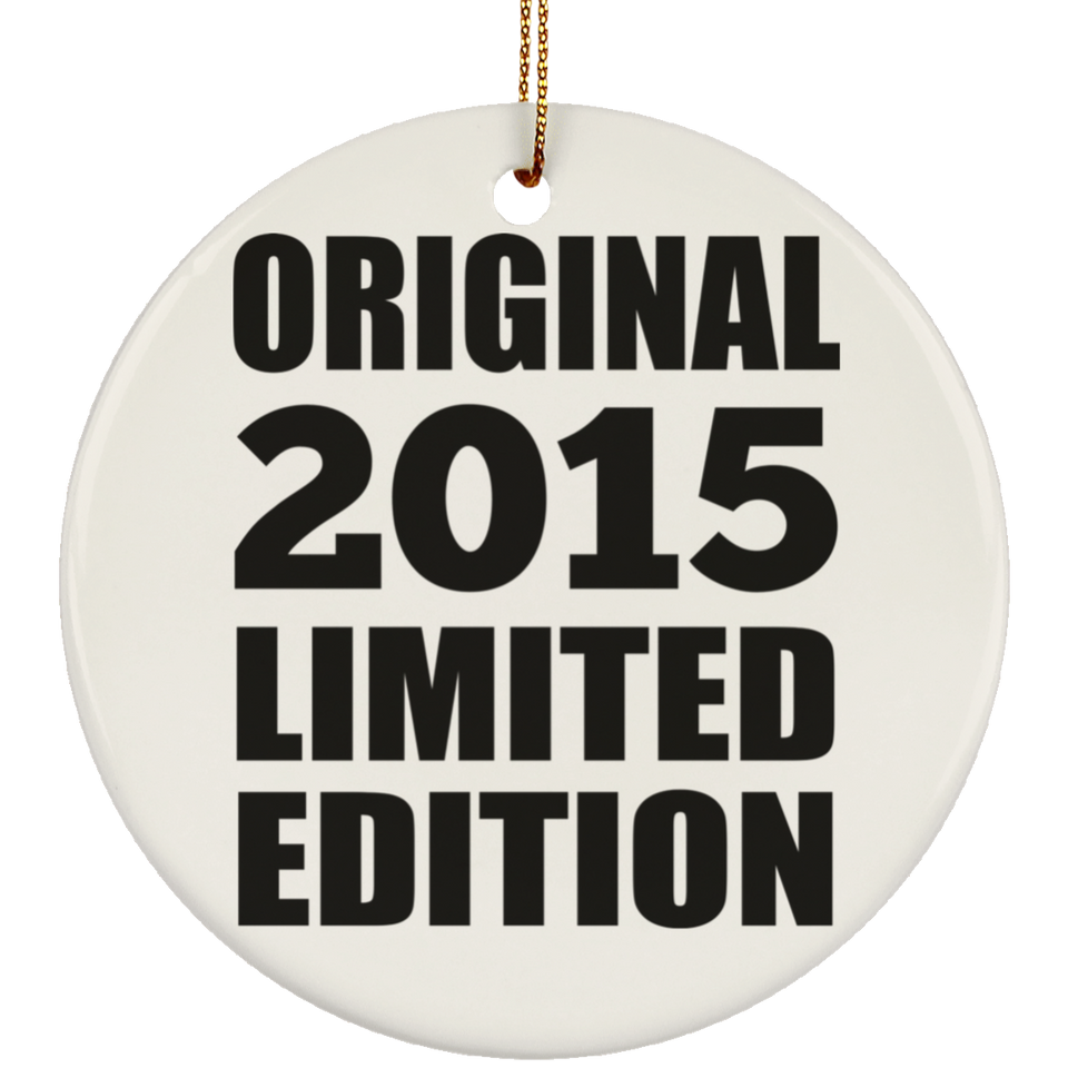 9th Birthday Original 2015 Limited Edition - Circle Ornament
