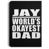 Jay World's Okayest Dad - Canvas Portrait