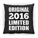 8th Birthday Original 2016 Limited Edition - Throw Pillow Black