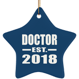 Doctor Est. 2018 - Star Ornament