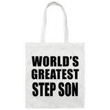 World's Greatest Step Son - Tote Bag White