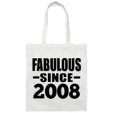 16th Birthday Fabulous Since 2008 - Tote Bag White