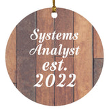 Systems Analyst Established Est. 2022 - Circle Ornament E