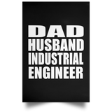Dad Husband Industrial Engineer - Poster Portrait