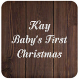 Kay Baby's First Christmas - Drink Coaster D