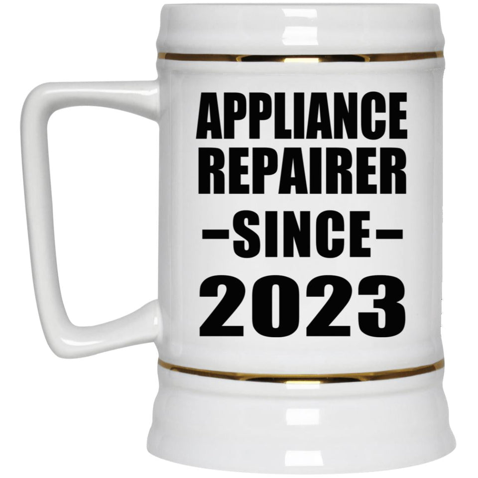 Appliance Repairer Since 2023 - Beer Stein