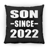 Son Since 2022 - Throw Pillow Black