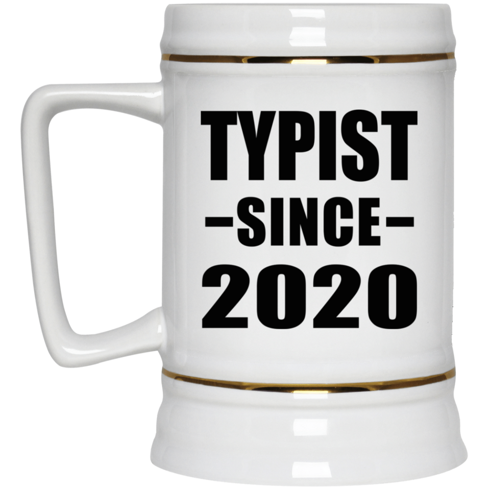 Typist Since 2020 - Beer Stein