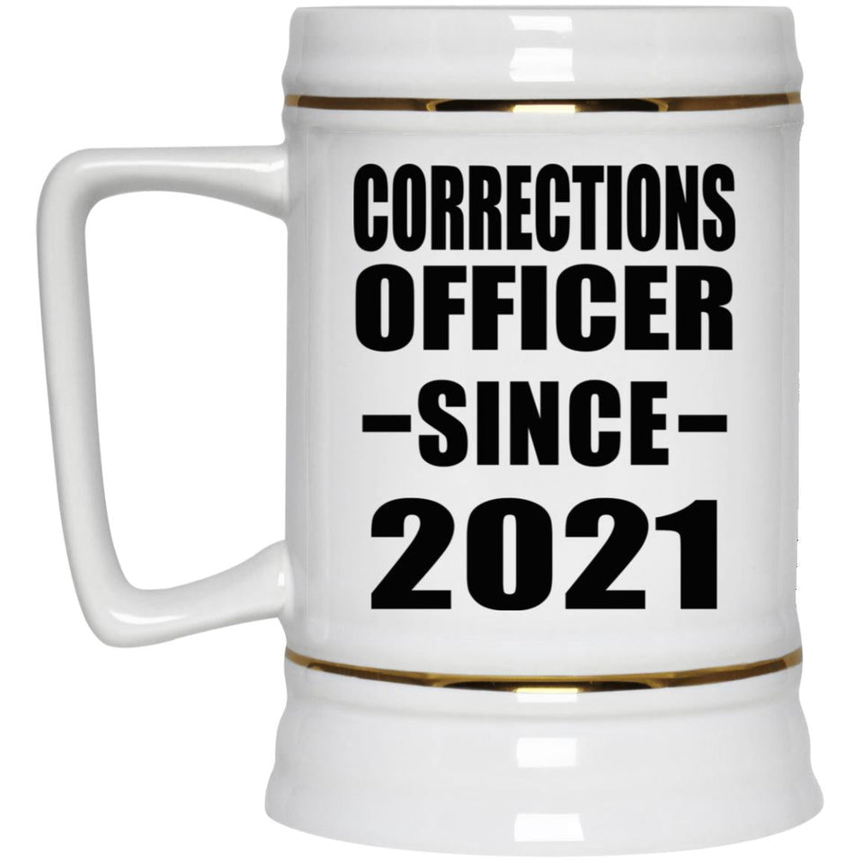 Corrections Officer Since 2021 - Beer Stein