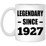 97th Birthday Legendary Since 1927 - 11oz Coffee Mug