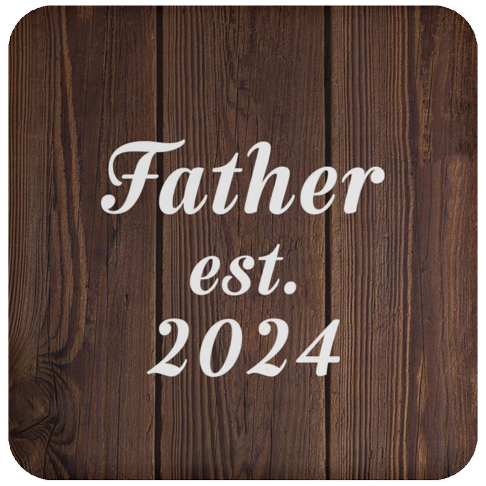 Father Established EST. 2024 - Drink Coaster D