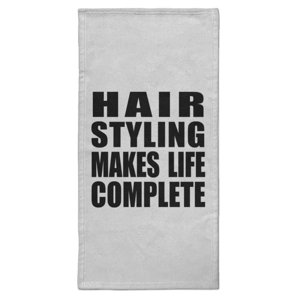 Hair Styling Makes Life Complete - Hand Towel