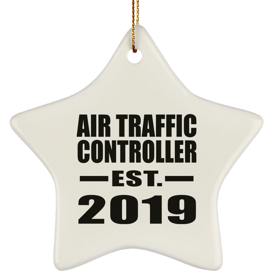 Air Traffic Controller Established EST. 2019 - Star Ornament